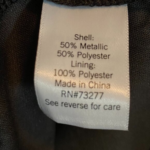 NWT Nine West Halter Neck A-Line Swing Dress - Silver size XL - Picture 8 of 10